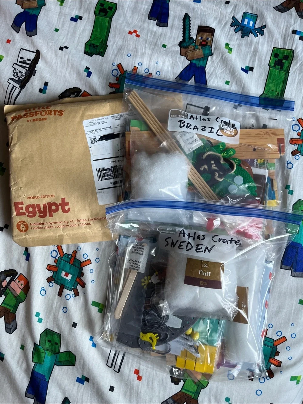 Little Passports & Atlas Crate lot